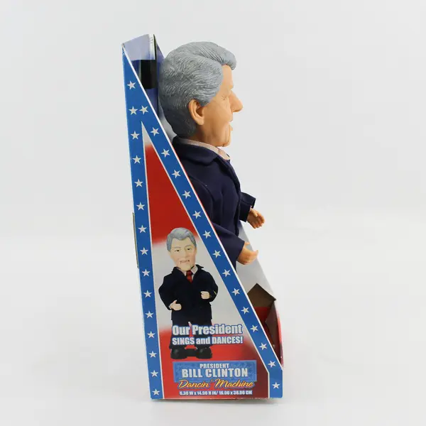 Gemmy President Bill Clinton Singing Dancing Machine Doll