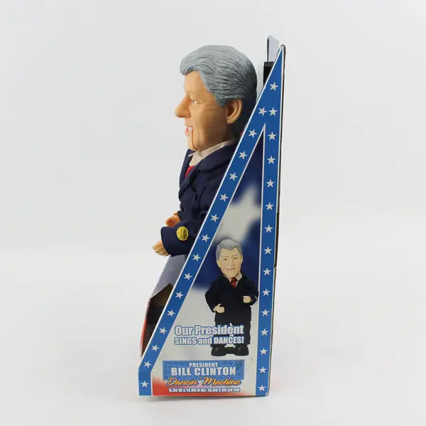 Gemmy President Bill Clinton Singing Dancing Machine Doll