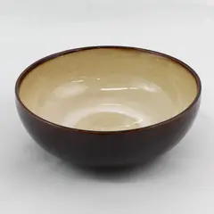  Sango Nova Round Brown Stoneware  Vegetable Serving Bowl 8.75"