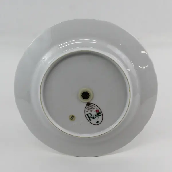 Christineholm Porcelain Rose Two Tier Candy Nut Bon Bon Server Germany