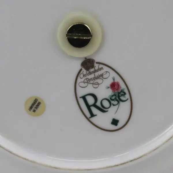 Christineholm Porcelain Rose Two Tier Candy Nut Bon Bon Server Germany