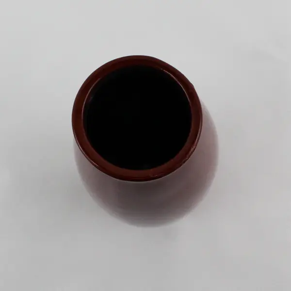 Scheurich Amano Torpedo Vase Oxblood Red Germany 10.75in