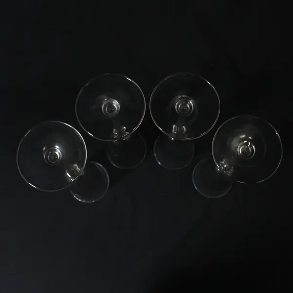 Set Of 4 Royal Leerdam Cecilia champagne Flutes Netherlands 9.5 "