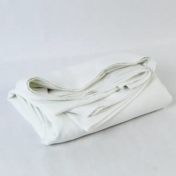 Visa By Milliken Tablecloth White Rectangle 87 x 176 Dacron Polyester Wedding