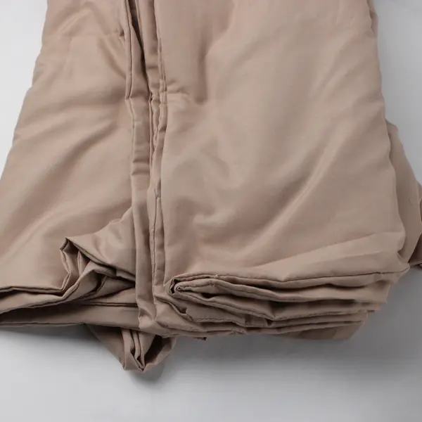 Lot Of 2 Bedsure Solid Beige Twin Size Bed Duvet Covers 100% Polyester 68" x 90"