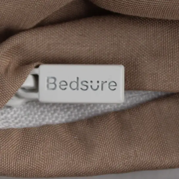 Lot Of 2 Bedsure Solid Beige Twin Size Bed Duvet Covers 100% Polyester 68" x 90"