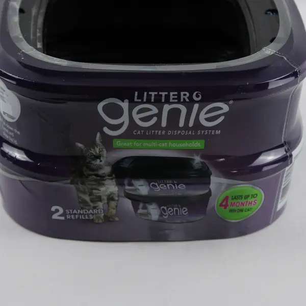 Litter Genie Standard Refill Pack of 2 Cat Litter Disposal Liners