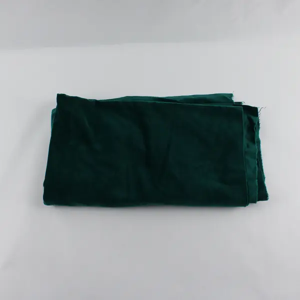 Emerald Green Velveteen Fabric 1-3/4 yds x 34"