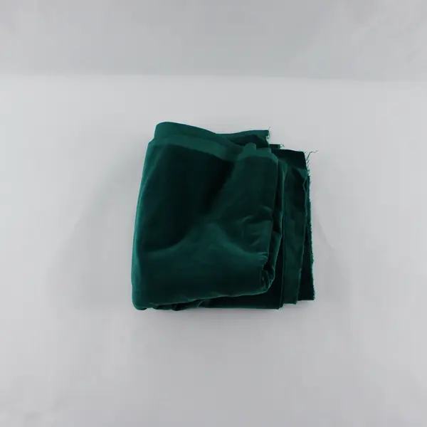 Emerald Green Velveteen Fabric 1-3/4 yds x 34"