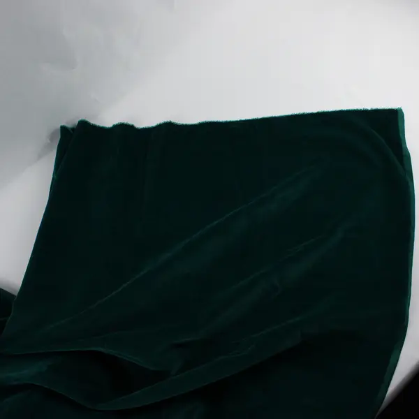 Emerald Green Velveteen Fabric 1-3/4 yds x 34"