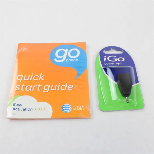 Vintage Motorola C139 To-Go Phone Package AT&T/Cingular Charger SIMs As is 