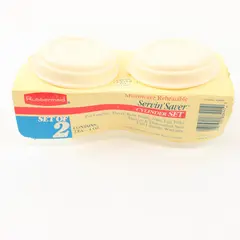 Rubbermaid Servin' Saver Cylinder Set 2 Pack 4 Oz Food Storage Containers