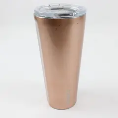 Used Corkcicle 24oz Insulated Stainless Steel Tumbler w/ Lid Copper Bronze