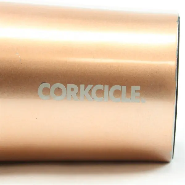 Used Corkcicle 24oz Insulated Stainless Steel Tumbler w/ Lid Copper Bronze