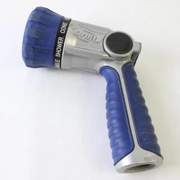 Orbit Max 8-Pattern Garden Hose Nozzle - Comfort Grip, Used