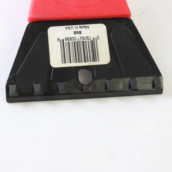 Mallory 10in Red Plastic Ice Scraper #898 - Good Pre-Owned