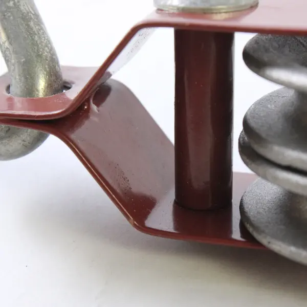 Used Double Sheave Pulley Hook Block Industrial Rigging