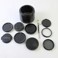Mixed Lot Pentax Lens Caps Sony Cap Kodak 52mm Filter Hood Shutter Cable