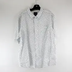 NWT George White Classic Fit Short-Sleeved Button-Down Shirt Men's XL