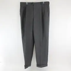 Bocaccio Uomo Gray Pleated Cuffed Suit Pants Men's 38x32