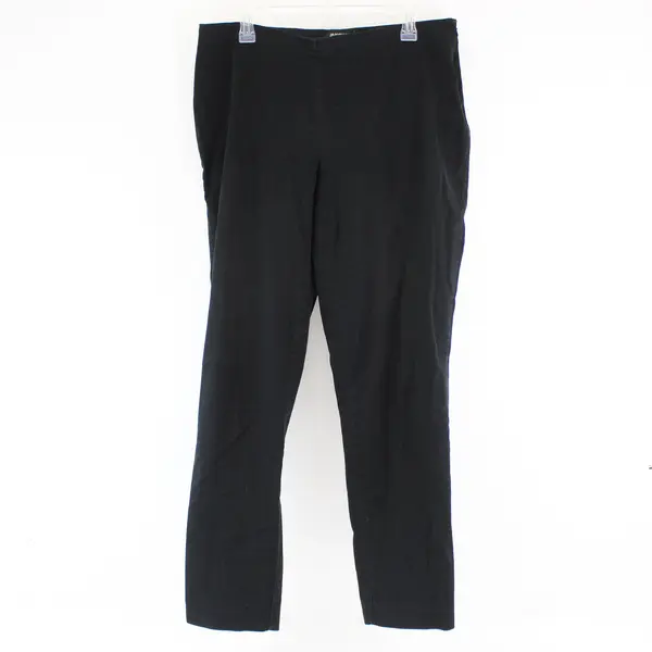 Avenue Solid Black Tapered Leg Pants Women's Size 14 Tall