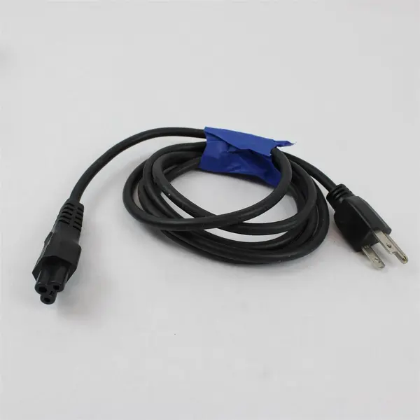Lot of 2 AC Power Cords NEMA 1-15P to IEC C13 C5 2-Prong
