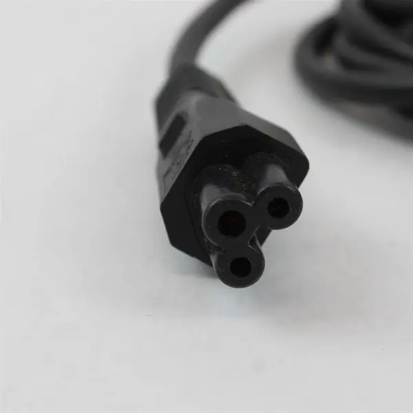 Lot of 2 AC Power Cords NEMA 1-15P to IEC C13 C5 2-Prong
