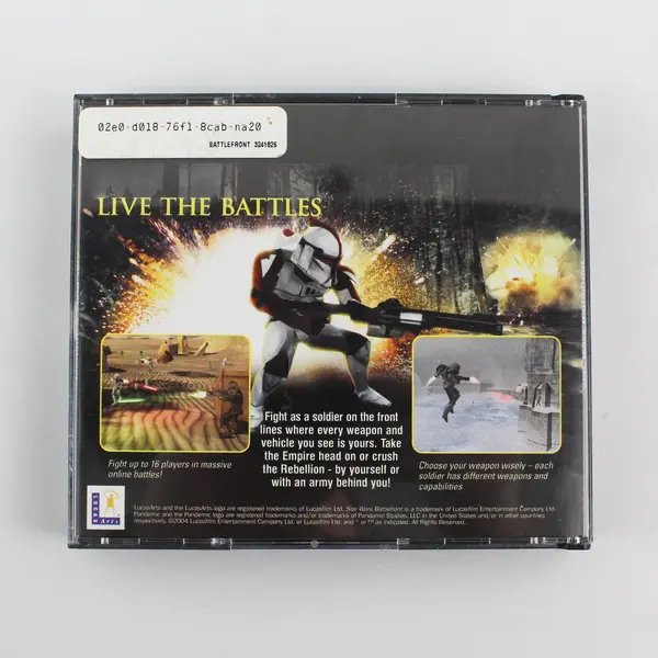  2004 Lucas Arts Star Wars Battlefront PC Video Game Discs 2 And 3 Only