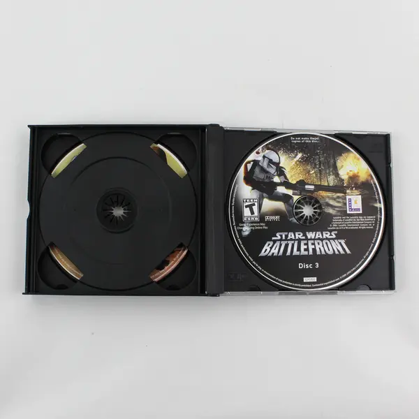  2004 Lucas Arts Star Wars Battlefront PC Video Game Discs 2 And 3 Only