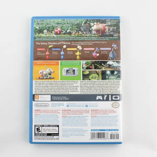 2013  Nintendo Wii U Pikmin 3 With Manual 