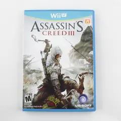 2012  Nintendo Ubisoft Wii U Assassin's Creed III with Manual