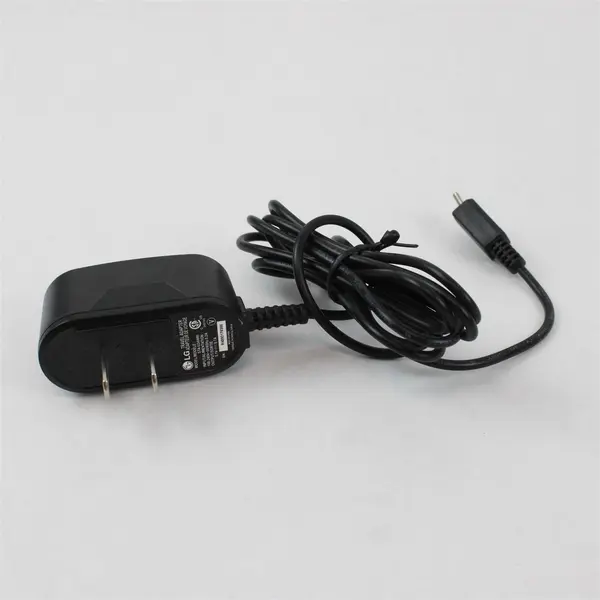 Lot of 2 LG Travel Adapters USB Devices STA-U12WS STA-U34WRI Black