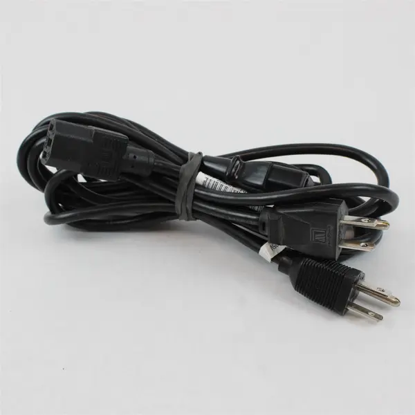 Lot of 2 NEMA 5-15P to IEC C13 Computer Power Cords Used