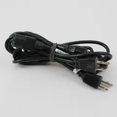 Lot of 2 NEMA 5-15P to IEC C13 Computer Power Cords Used