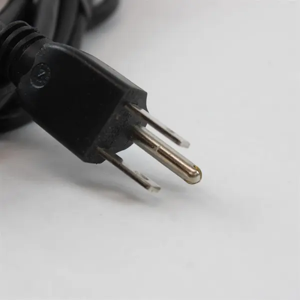 Lot of 2 3-Prong Computer Power Cords AC Cable Replacement