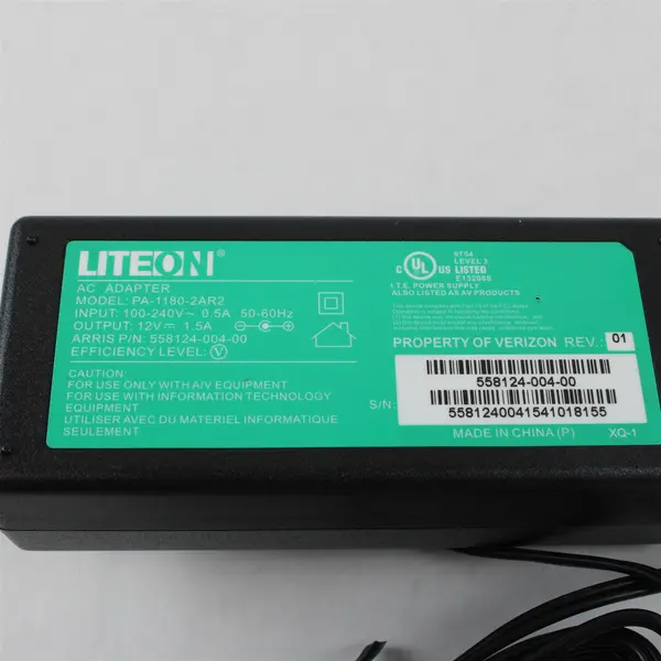 Liteon PA-1180-2AR2 AC/DC Adapter 12V 1.5A 18W 558124-004-00