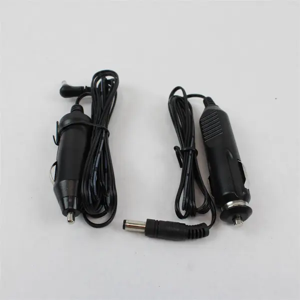 Lot of 2 12V Vehicle Cigarette Lighter Plug to DC Barrel Connector