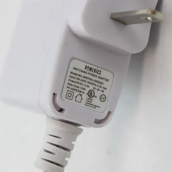 Homedics AC Power Adapter / Supply Model WRP06U-050050C (Output 5 V DC)