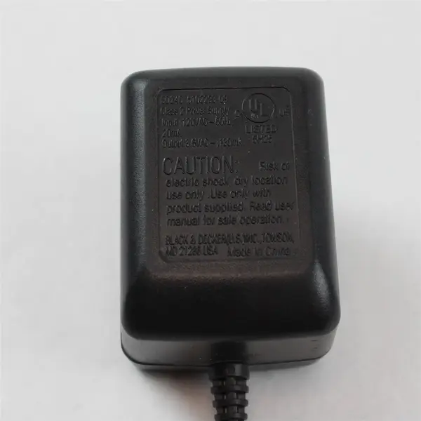 Black & Decker SD24C P2 Power Supply 3.6VAC 130mA Charger Adapter