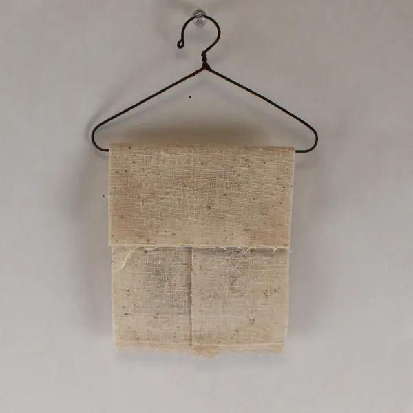 Lot of 3 Handmade Decorative Hangers with Tea Towels Hanging Decor