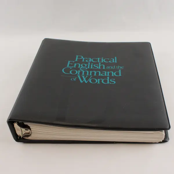 Practical English and the Command of Words Course Binder 1990