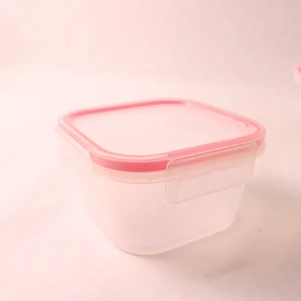 Lot of 3 Snapware Food Storage Containers Red Lids 0.5 Cups and 1.25 Cups