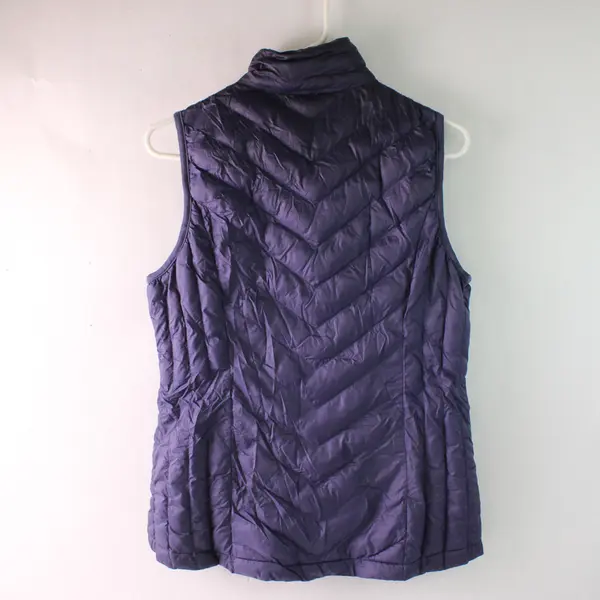 32 Degrees Heat Dark Plum Purple Zip-Up Vest Women's Medium
