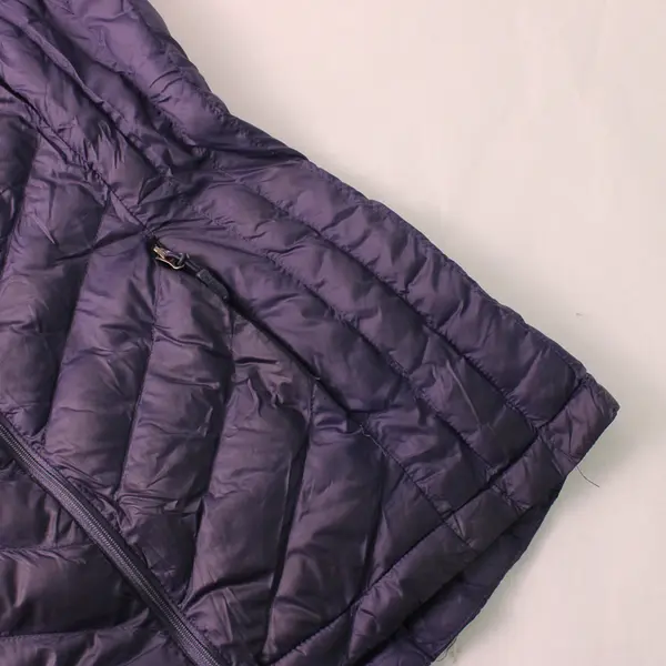 32 Degrees Heat Dark Plum Purple Zip-Up Vest Women's Medium