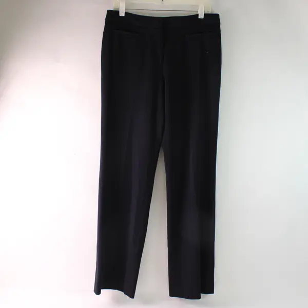Liz Claiborne Audra Navy Blue Straight-Leg Pants Women's Size 8
