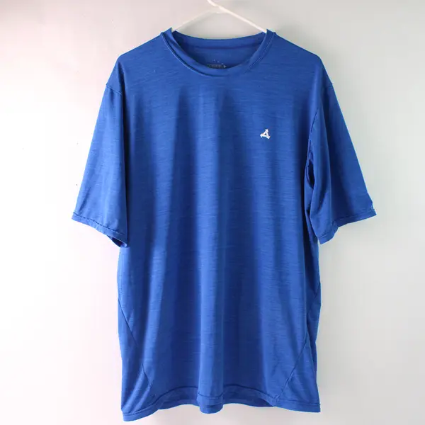 Xcel Blue Short-Sleeved Activewear T-Shirt UPF 30+ Men's XL 