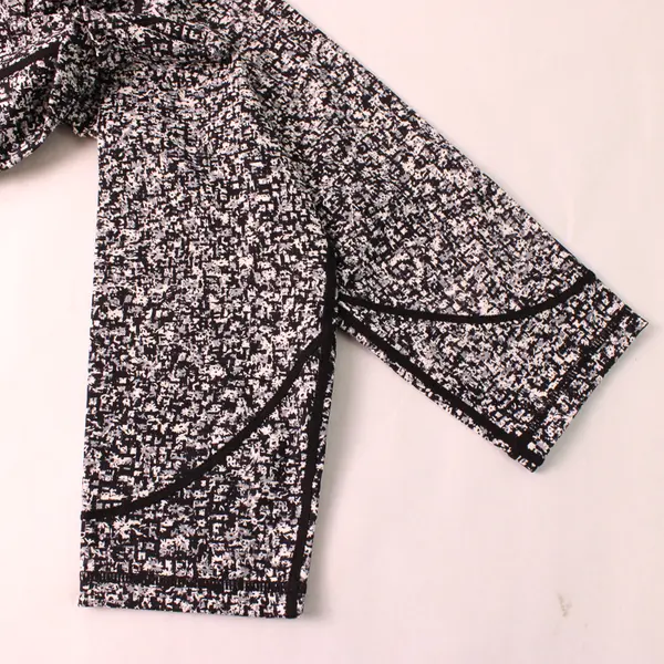 Zyia Black White & Gray Activewear Capri Leggings Women's Size 8-10