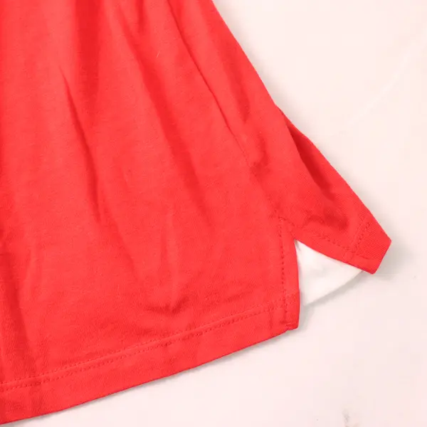Fanatics Kansas City Chiefs Red and White Tank Top Women's Large