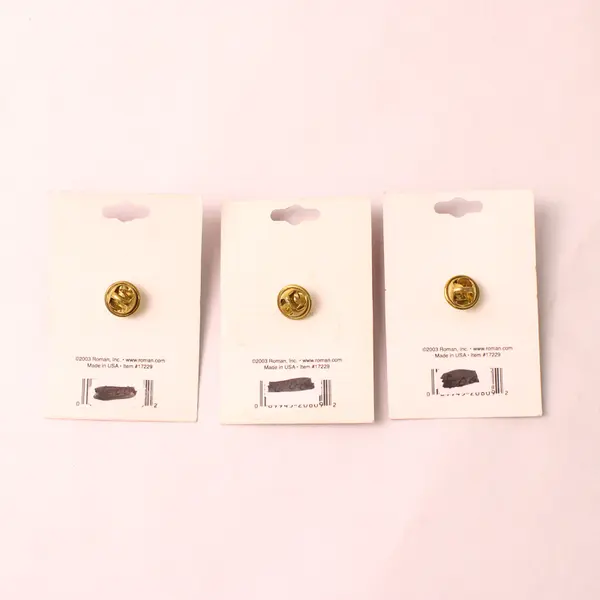 2003 VTG Lot of 3 Roman Inc. Teachers' Rhinestone Lapel Pins