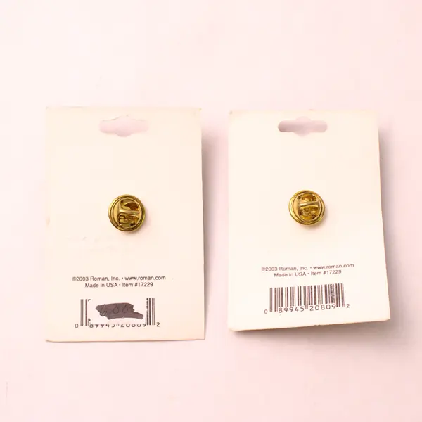 2003 VTG Lot of 2 Roman Inc. Teachers' Rhinestone Lapel Pins